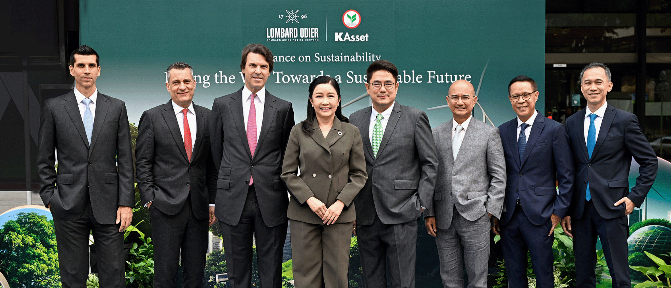 KAsset and Lombard Odier sign inaugural Alliance on Sustainability to